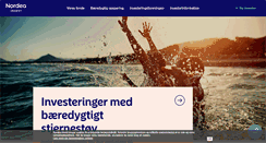 Desktop Screenshot of nordeainvest.dk